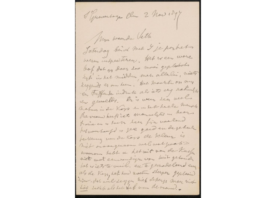 Jozef Israels to Jan Veth